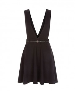 Dekolte Elbise Siyah